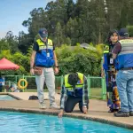 Fiscalizaciones  a campings y piscinas., Seremi de Salud Biobío