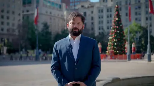 Ha sido un orgullo compartir con ustedes: Boric y su despedida navideña como Jefe de Estado