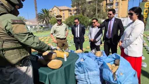 Hombre queda en prisión preventiva tras ser sorprendido con más de 870 kilos de marihuana en Copiapó