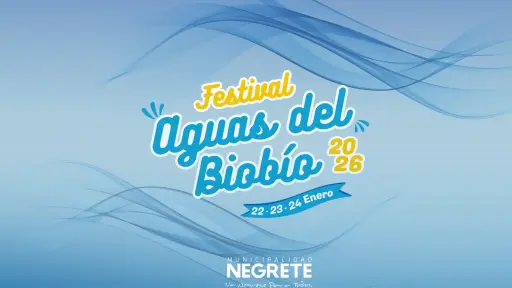 Negrete presenta la parrilla de artistas para la 34ª versión del Festival Aguas del Biobío 2026