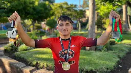 Un ciclista nacimentano ganó el Campeonato Regional Sub-23 de Mountain Bike 