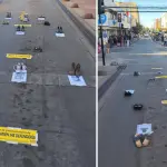 Los Ángeles conmemoró el Día Nacional contra el Femicidio con intervención en el centro de la ciudad, La Tribuna