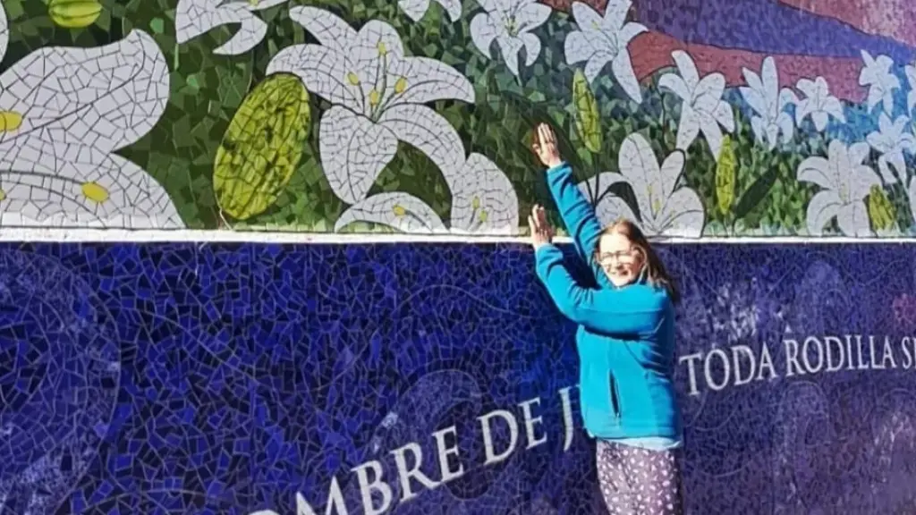 La historia de María Angélica Romero y los mosaicos de la Catedral de Los Ángeles, Cedida