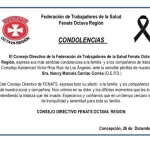 Pesar por fallecimiento de funcionaria de hospital LosÁngeles, Cedida