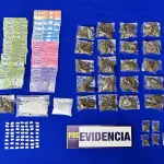 La droga incautada fue avaluada en el comercio informal en aproximadamente 4 millones 800 mil pesos. , PDI Araucanía