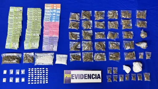 Sacan de circulación más de 1.200 dosis de droga tras operativo en Villarrica: hay dos mujeres detenidas