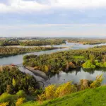 Río Biobío desde el Cerro Marimán, Diario La Tribuna