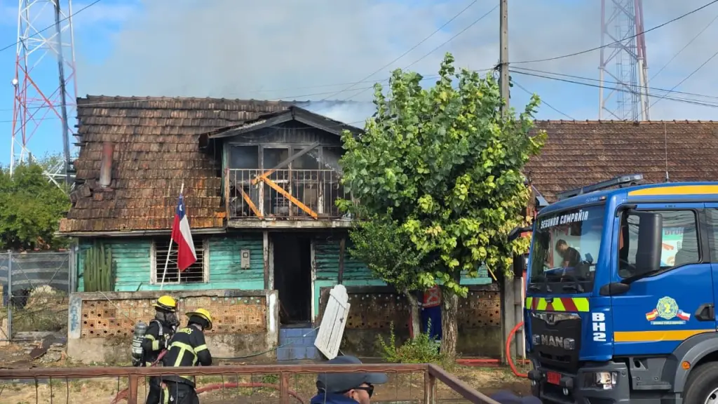 Cuatro imputados quedan en prisión preventiva por incendio intencional en Nacimiento, Bomberos de Nacimiento
