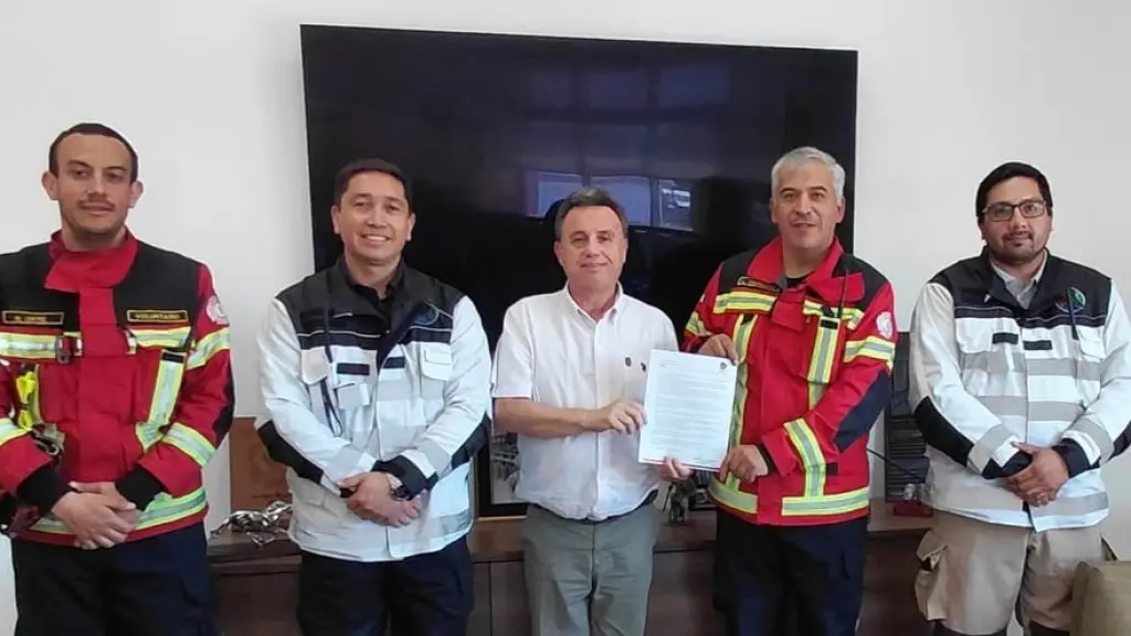 En Mulchén, Bomberos sostuvo reunión de trabajo con municipio local, CB Mulchén