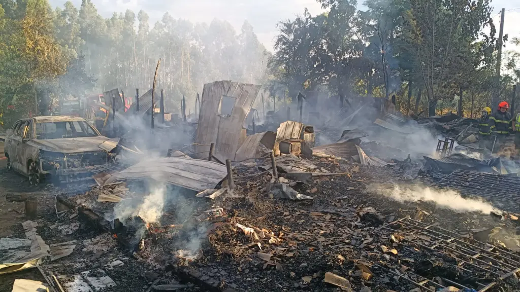Incendio en Río Pardo, Cedida