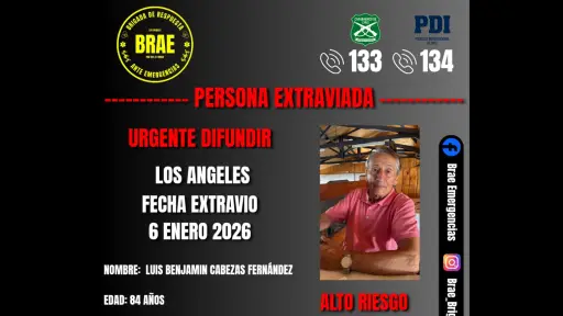 Intensa búsqueda de adulto mayor que escapó de una residencia en Los Ángeles