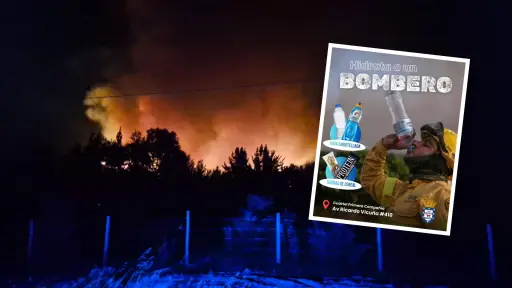 Inician campaña de recolección de insumos para apoyar a Bomberos en el combate de incendios