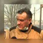 El testimonio del bombero se conoció durante la cobertura televisiva de la emergencia, en una jornada marcada por la evaluación de daños y el apoyo a damnificados., Captura