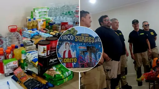 Vecinos de Los Ángeles se movilizan masivamente para apoyar a Bomberos en medio de los incendios