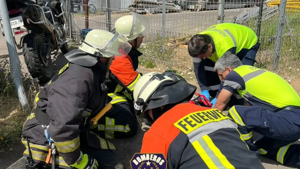 Motorista resultó lesionado en avenida Cordillera en Los Ángeles, CBLA