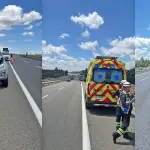 4 lesionados leves dejó colisión de camioneta con bus en ruta 5 sur al norte de Los Ángeles, Cedidas