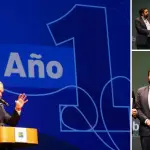 El gobernador regional Sergio Giacaman encabezó la actividad realizada en el Teatro Regional, donde expuso los principales lineamientos de gestión y se firmó el convenio que dio inicio al proceso para definir la identidad territorial del Biobío., GORE Biobío