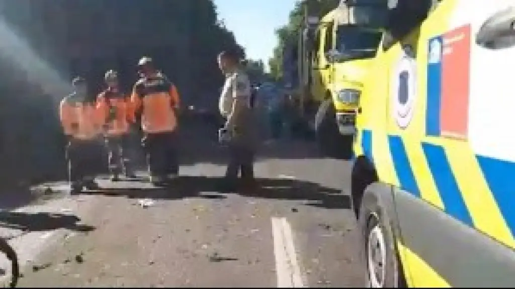 Accidente de tránsito ruta Villarrica-Pucón, meganoticias.cl