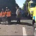 Accidente de tránsito ruta Villarrica-Pucón, meganoticias.cl