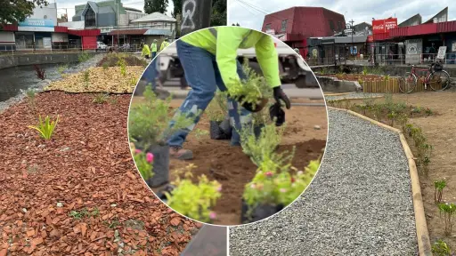 Continúan las obras de ornamentación en La Vega de Los Ángeles
