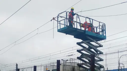Robo de catenaria alteró operación del Biotren y limita servicio Corto Laja
