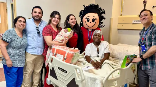 Shaël se convirtió en la primera bebé de 2026 de la provincia de Biobío