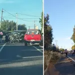 accidente mantiene tránsito cortado, Diario La Tribuna | cedida