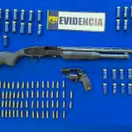 Armas y municiones incautadas en Lautaro, PDI Araucanía