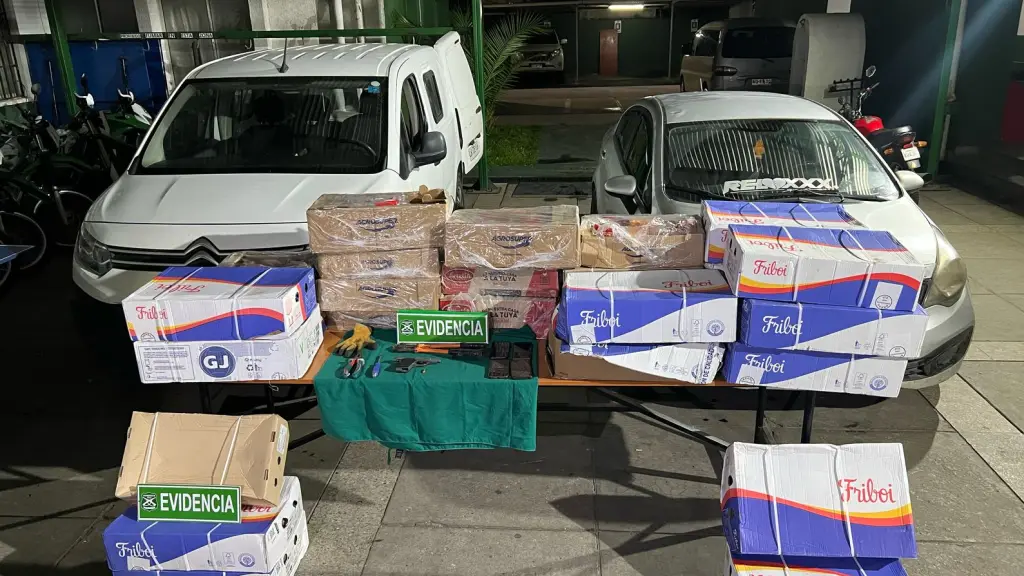 : En mayo, la patrulla logró detener en la ruta Cabrero-Concepción a seis antisociales que integraban una banda dedicada al robo de camiones cargados con carne. , Cedida