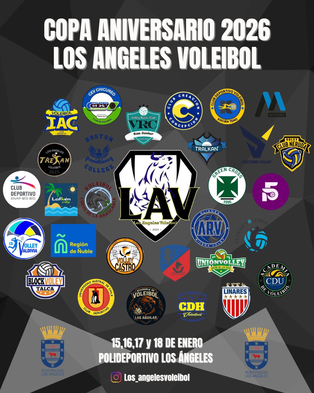 El Polideportivo de Los Ángeles recibirá a más de 800 jóvenes voleibolistas de todo Chile / La Tribuna