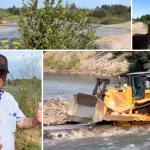 Faenas en el río Duqueco buscan disminuir riesgos ante eventuales crecidas durante el período invernal., Municipalidad de Los Ángeles