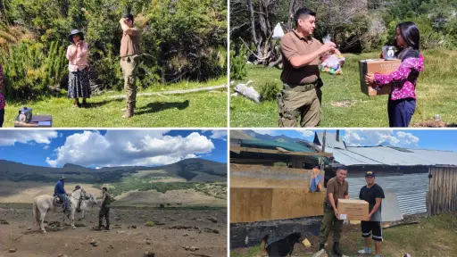 Carabineros refuerza prevención del abigeato y violencia intrafamiliar en sector Los Barros en Antuco