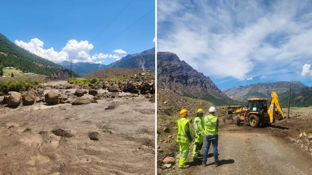 Alto Biobío enfrentó cortes de camino e incendio forestal tras intensa tormenta eléctrica, Municipalidad de Alto Biobío