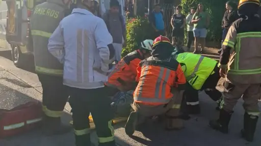 Adulto mayor en silla de ruedas resulta gravemente herido tras atropello en Santa Bárbara
