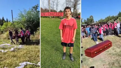 Joven buzo angelino fallecido en Tomé recibe emotivo último adiós de su club de fútbol en Los Ángeles