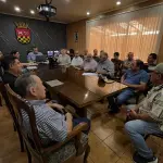 En Santa Bárbara se efectuó reunión de coordinación por cosechas agrícolas, Municipalidad Santa Bárbara