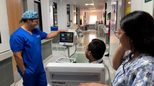 Nuevo equipamiento fortalece el monitoreo de pacientes en el Hospital de Los Ángeles