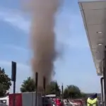 Un nuevo remolino de tierra se produjo en el sector Sor Vicenta de Los Ángeles, Noticias Chile 2025