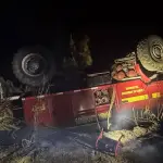 El hecho se registró cuando el carro bomba F-8 se desplazaba por un camino interior., Cedida