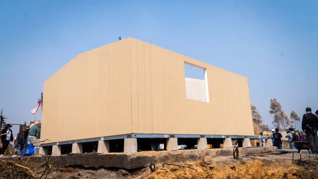 Primera vivienda de emergencia en Biobio por incendios forestales, DPR Biobío