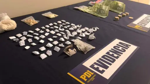 Desarticulan punto de microtráfico al interior de una vivienda en Angol