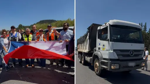 Amcordi inicia histórica caravana solidaria rumbo a Penco y Tomé