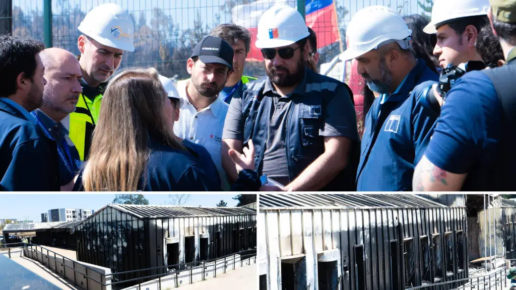 La visita permitió constatar en terreno el daño sufrido por un establecimiento educacional que aún no había sido inaugurado., Gobierno de Chile