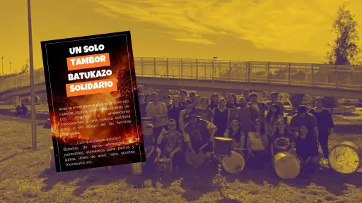 Batucada solidaria en Los Ángeles convoca a recolección de ayuda para apoyar a Santa Fe y Laja