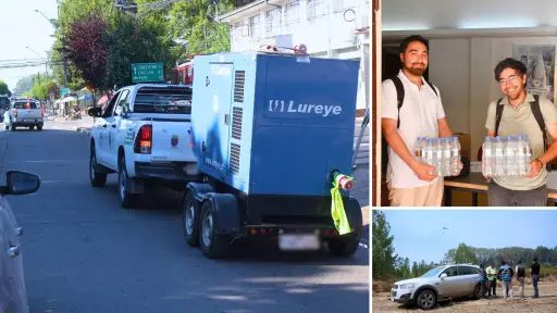 Emergencia por incendios: Yumbel despacha generador eléctrico y activa apoyo para Penco