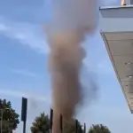 Remolino de tierra en Sor Vicenta de Los Ángeles, Cedida