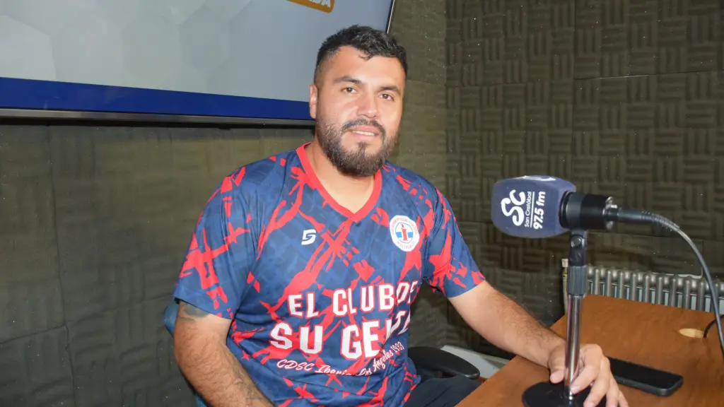 Giovanni Olivares quien lidera desde la cancha el renacer de Iberia CDSC , estuvo en Tribuna Deportiva, La Tribuna