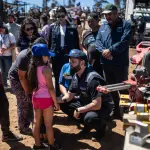 El Presidente de la República recorrió el sector Lo Tato de Concepción, donde se han instalado 16 de 51 viviendas de emergencia proyectadas, Prensa Presidencia