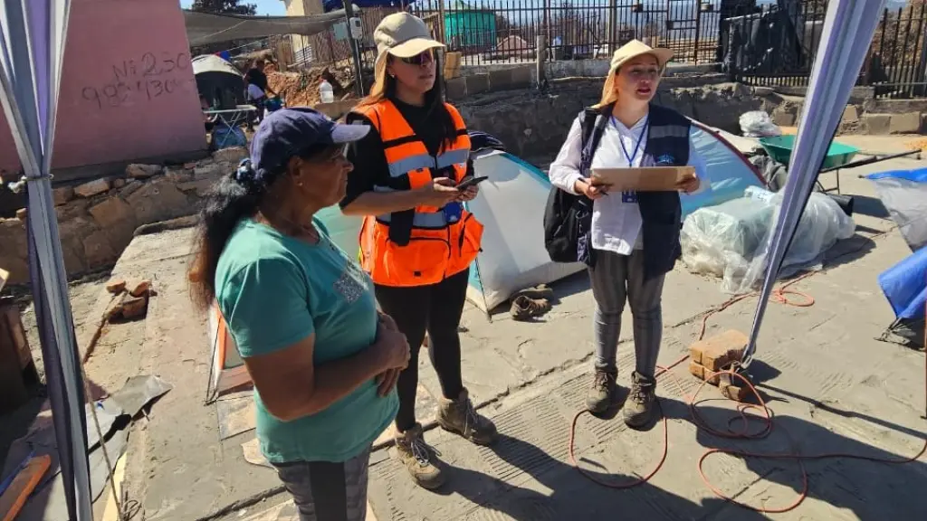 Aplicación Ficha 2 en sectores afectados por incendios forestales en Biobío, Seremi de Vivienda y Urbanismo
