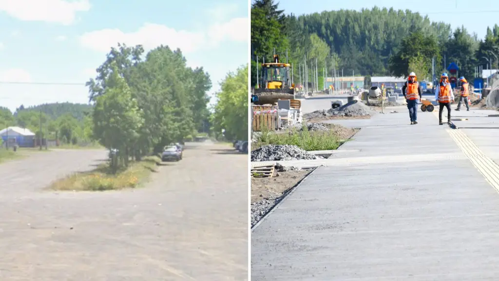 Transformación de importante avenida de Tucapel alcanza un 65% de avance , Diario La Tribuna